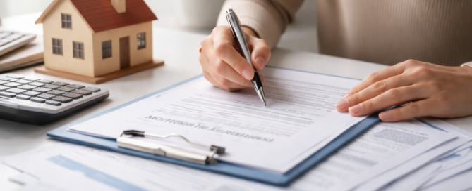 Revisión de documentación de hipoteca y seguro de vida